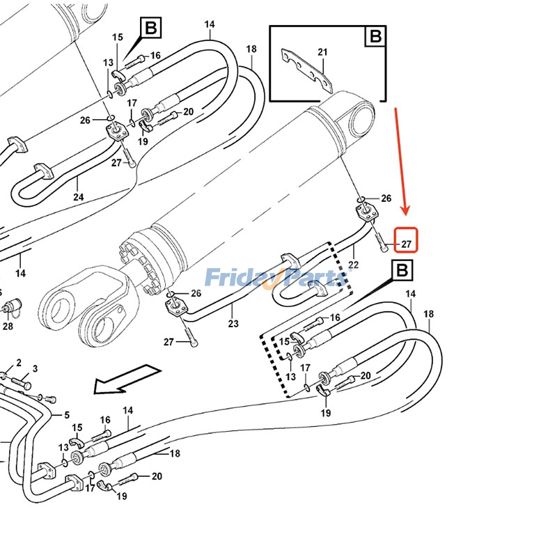 Bolt  for Excavator,Loader
