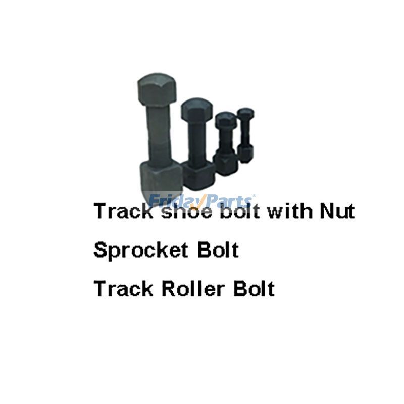 Undercarriage Parts for Hitachi EX200-1 Excavator-Track Shoe Bolt with Nut