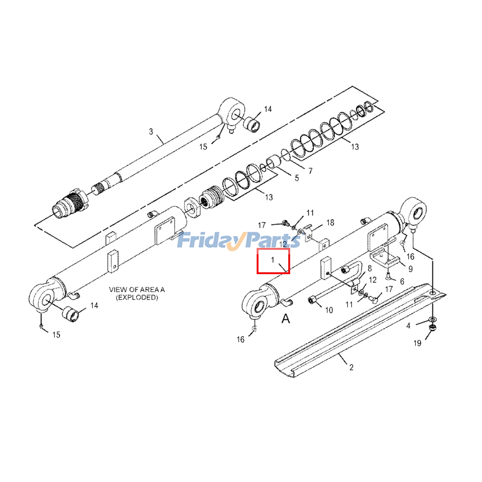 エクスカベーター ブームシリンダー