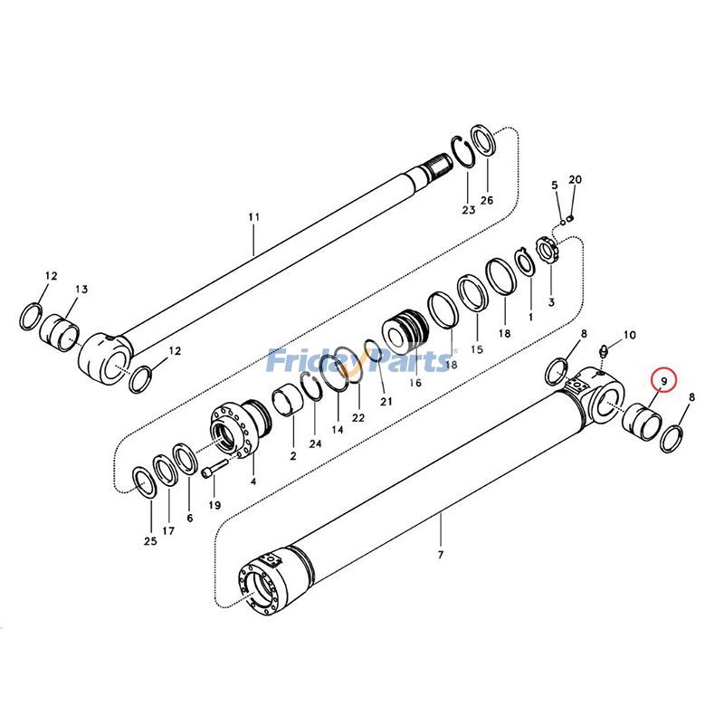 Boom Cylinder Bushing for Excavator,Loader