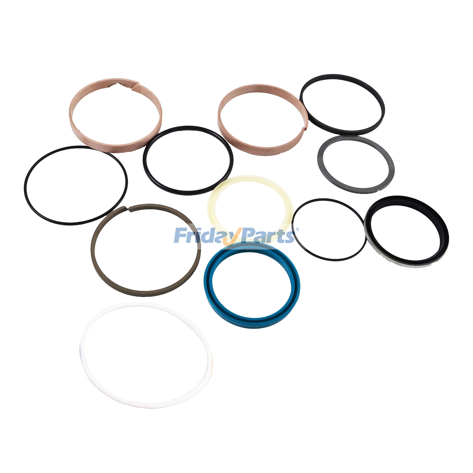 Kit de sellado de cilindro de pluma 247-8790 para excavadora Caterpillar CAT 320C 323D 320D de FridayParts