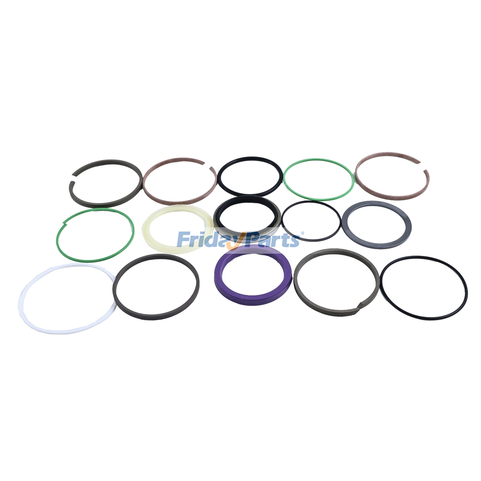 Kit de sello de cilindro de pluma 0674907 para excavadora Hitachi EX100-5 EX120-5 EX120-5HG EX120-5X EX120-5Z EX125WD-5 EX130H-5 EX130K-5 ZX110 ZX110M-3 ZX125W Para HITACHI