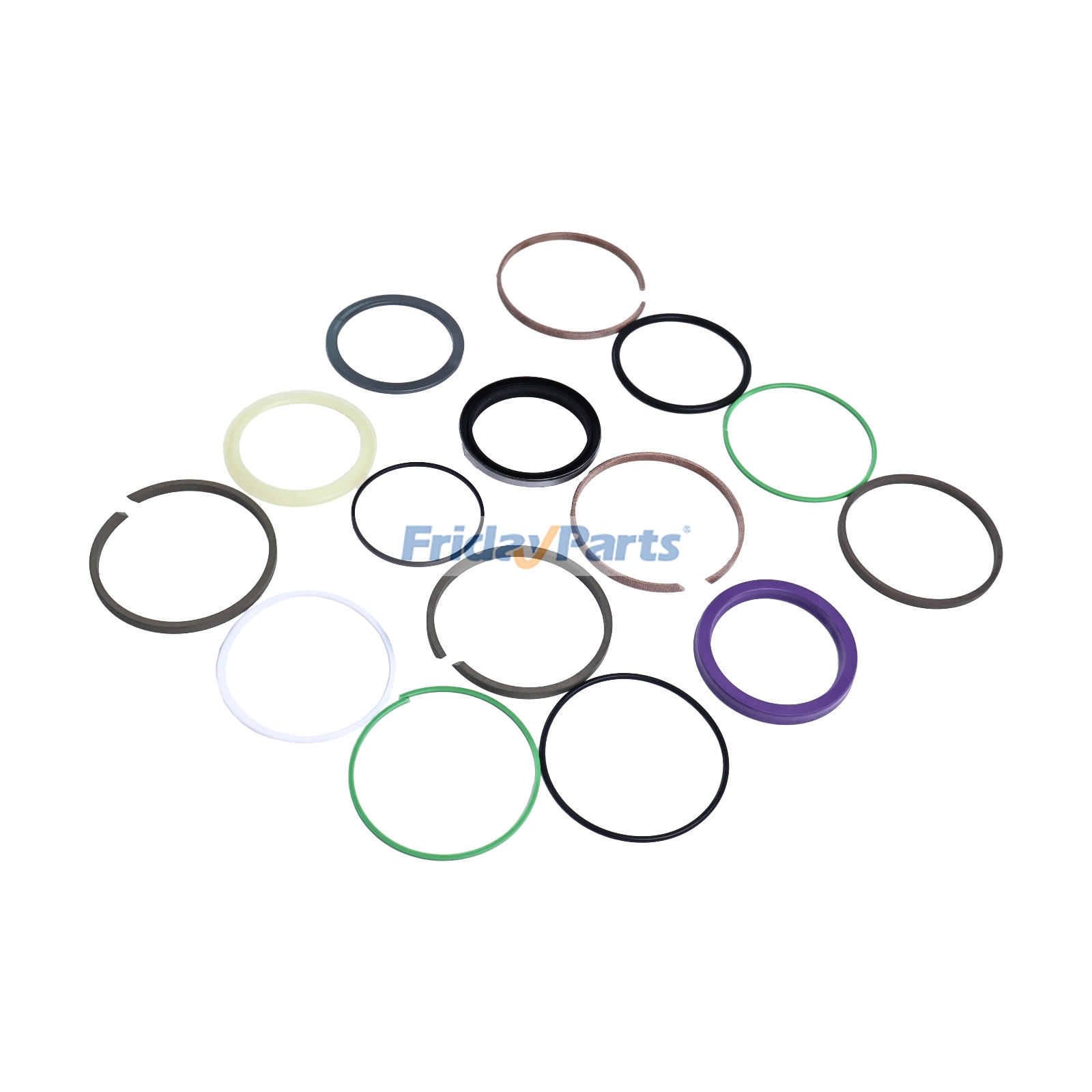 Boom Cylinder Seal Kit 0674907 for Hitachi Excavator EX100-5 EX100M-5 EX120-5HG EX120-5Z EX130K-5 ZX110 ZX110-3-HCME ZX110M ZX125W