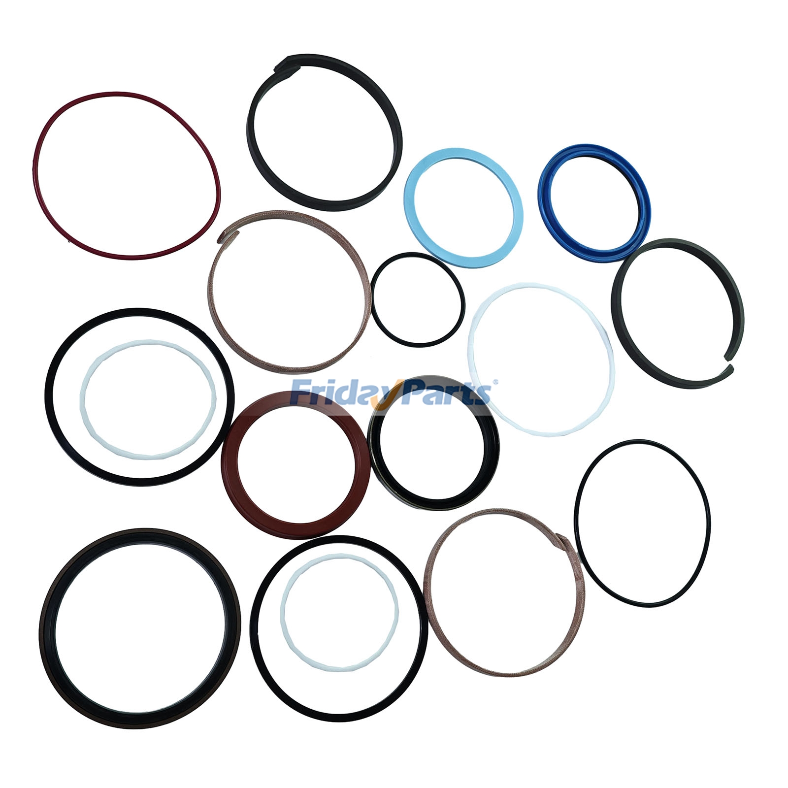 Boom Cylinder Seal Kit 2440-9242KT 401107-00199A for Komatsu Doosan Daewoo Excavator S130W-V S140W-V Solar 160W-V