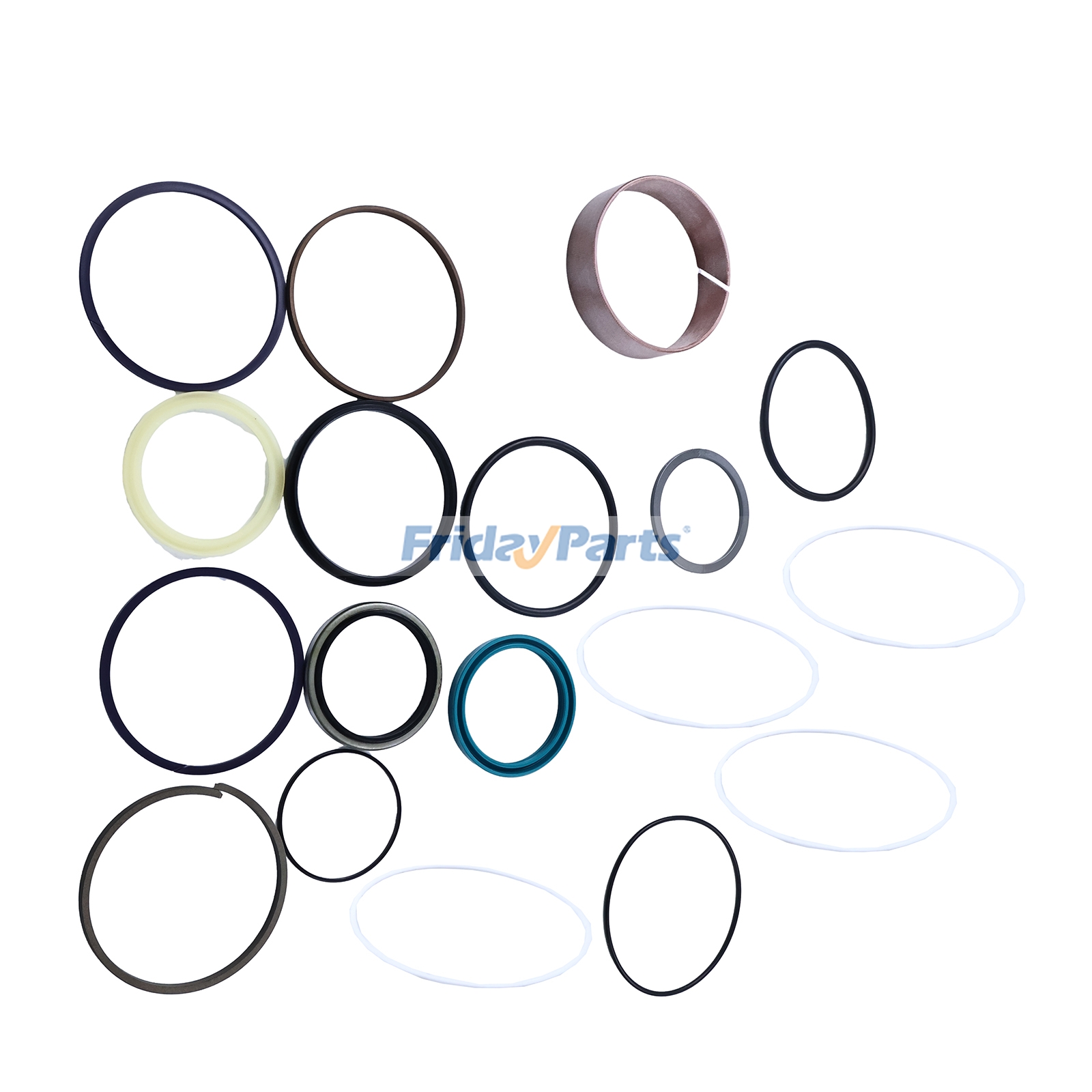 Motor,Escavadora  Para CAT - Kit de vedação do cilindro da lança 415-7472 para escavadeira Mitsubishi Engine 4M40 Caterpillar CAT 308D