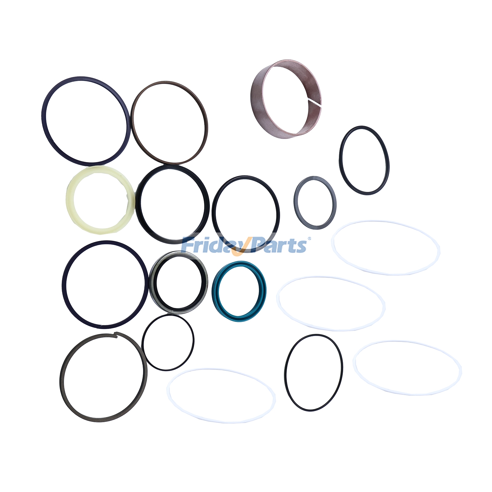 Kit de vedação do cilindro da lança 415-7472 para escavadeira Mitsubishi Engine 4M40 Caterpillar CAT 308D FridayParts