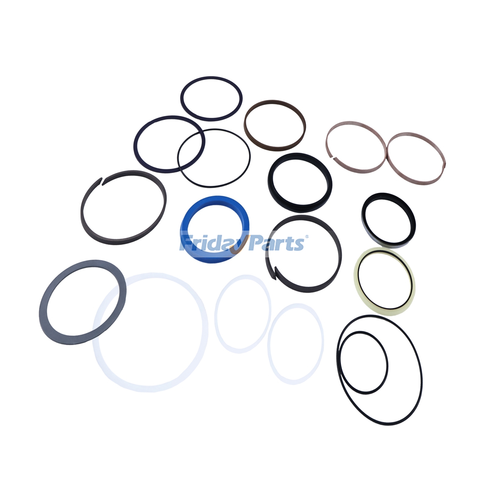 Auslegerzylinder-Dichtungssatz 440-00042BKT für Doosan Komatsu Daewoo Bagger SOLAR 250LC-V SOLAR 255LC-V DH250-V DH258-5 DH258-7für Für DOOSAN