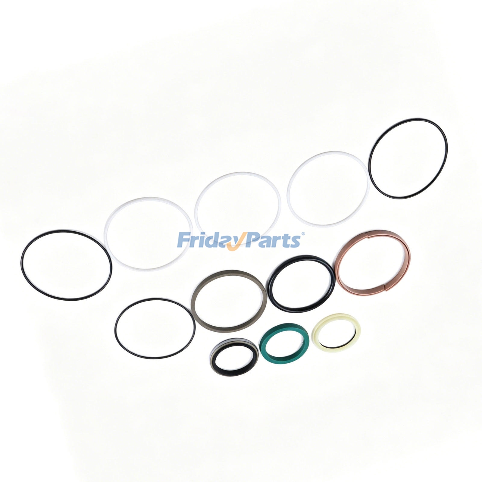 Kit de sello de cilindro de pluma 4464984 para excavadora John Deere 75C 80C de FridayParts