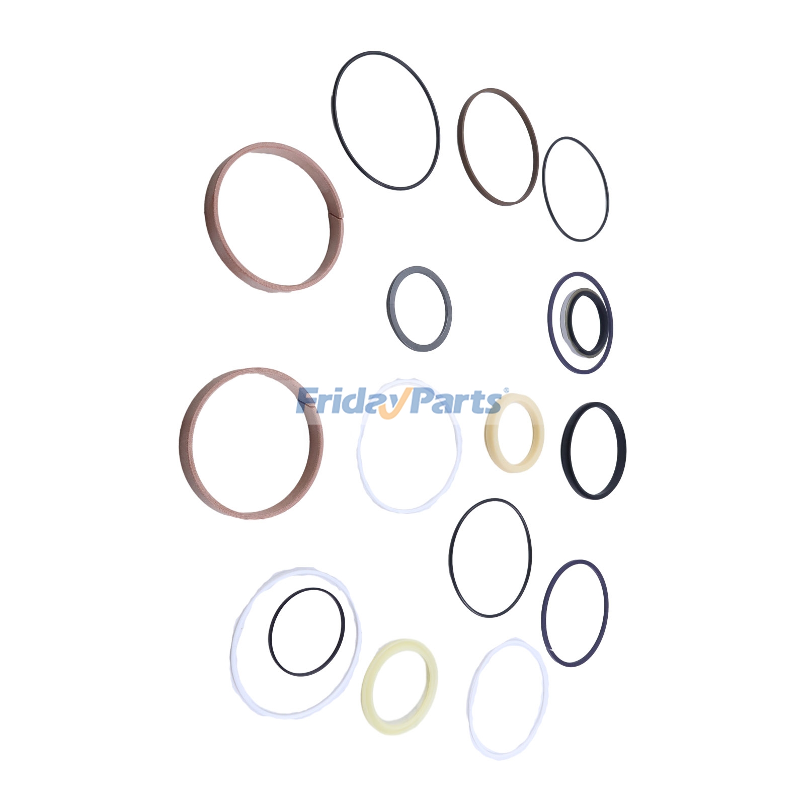 Kit de vedação do cilindro da lança 707-99-36710 para escavadeira Komatsu PC60-8 PC70-8 FridayParts