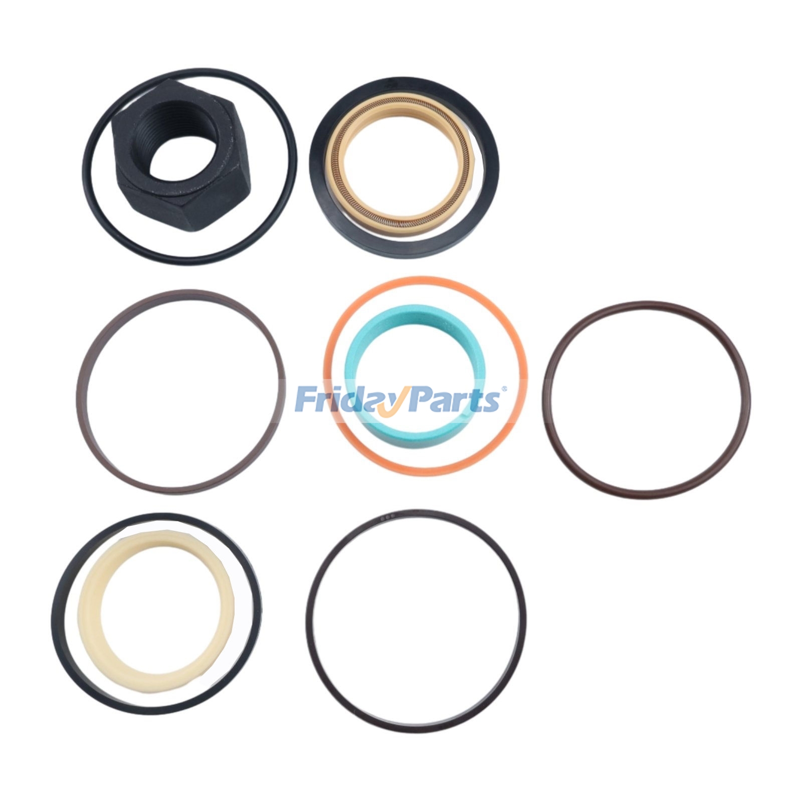 Boom Cylinder Seal Kit compatible with Excavator