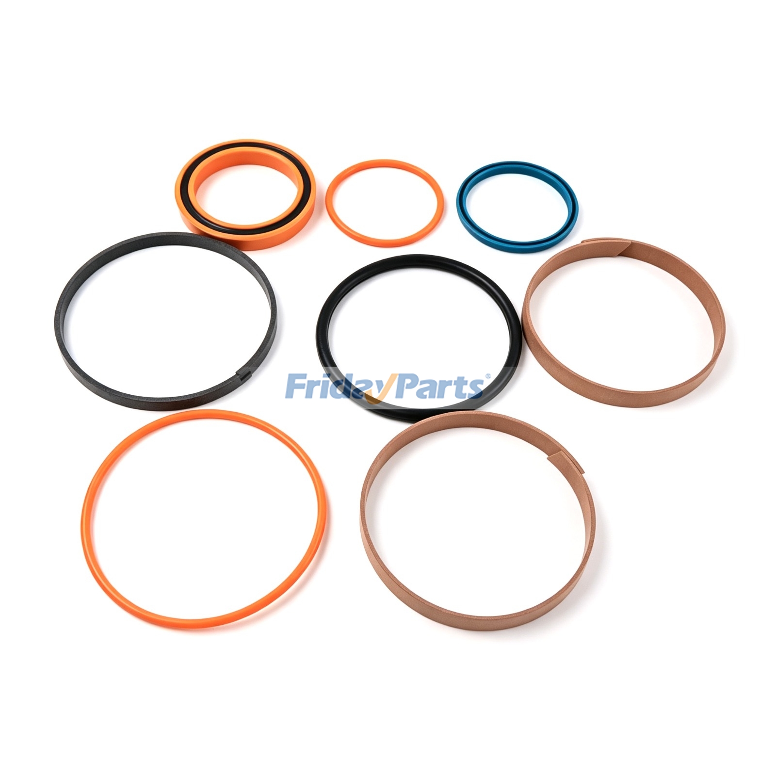 Kit de joint de vérin de flèche 991/00144 pour chargeuse-pelleteuse JCB 1400B 1550B 1600B 1700B 214 215 215-4 216 217 3C 3CX 3D