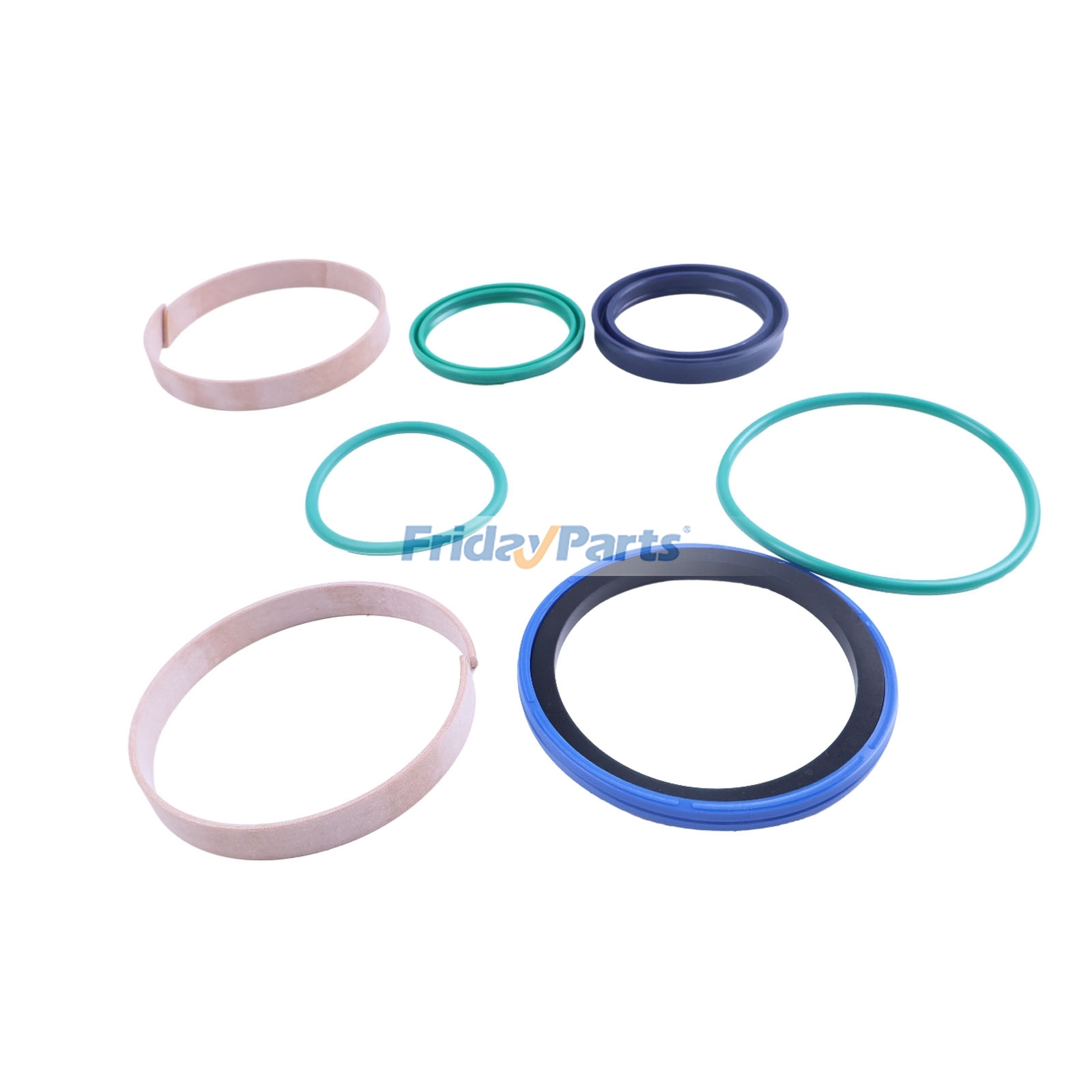 Kit de sellos de cilindro de pluma 991/10111 para excavadora JCB 802.7, 8025ZTS, 8027Z, 803, 8030ZTS, 8032Z y 804