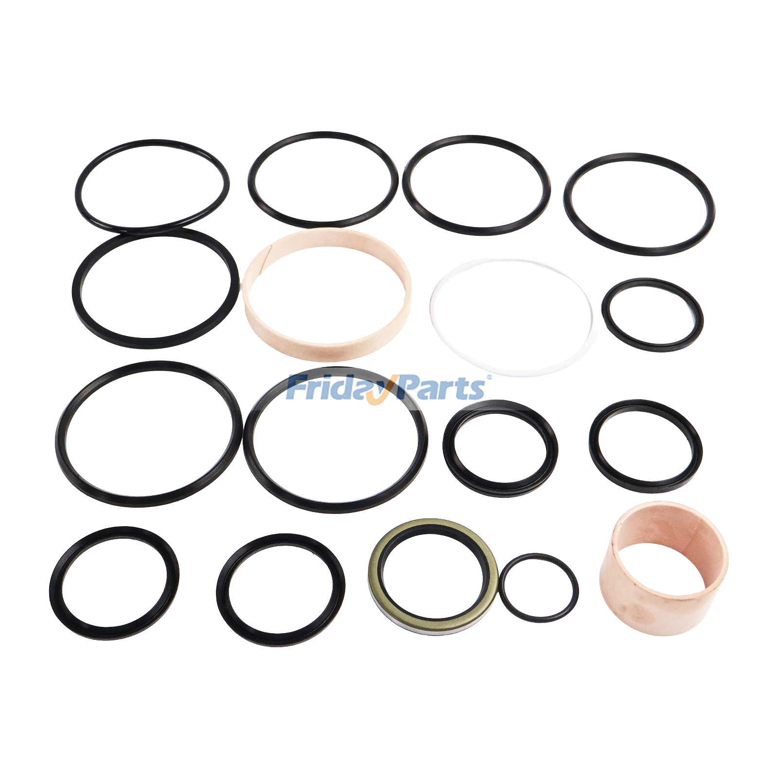 Auslegerzylinder-Dichtungssatz AR105355 für John Deere Radlader 555, 350C, 310B, 450C, 500C, 544B, 693B