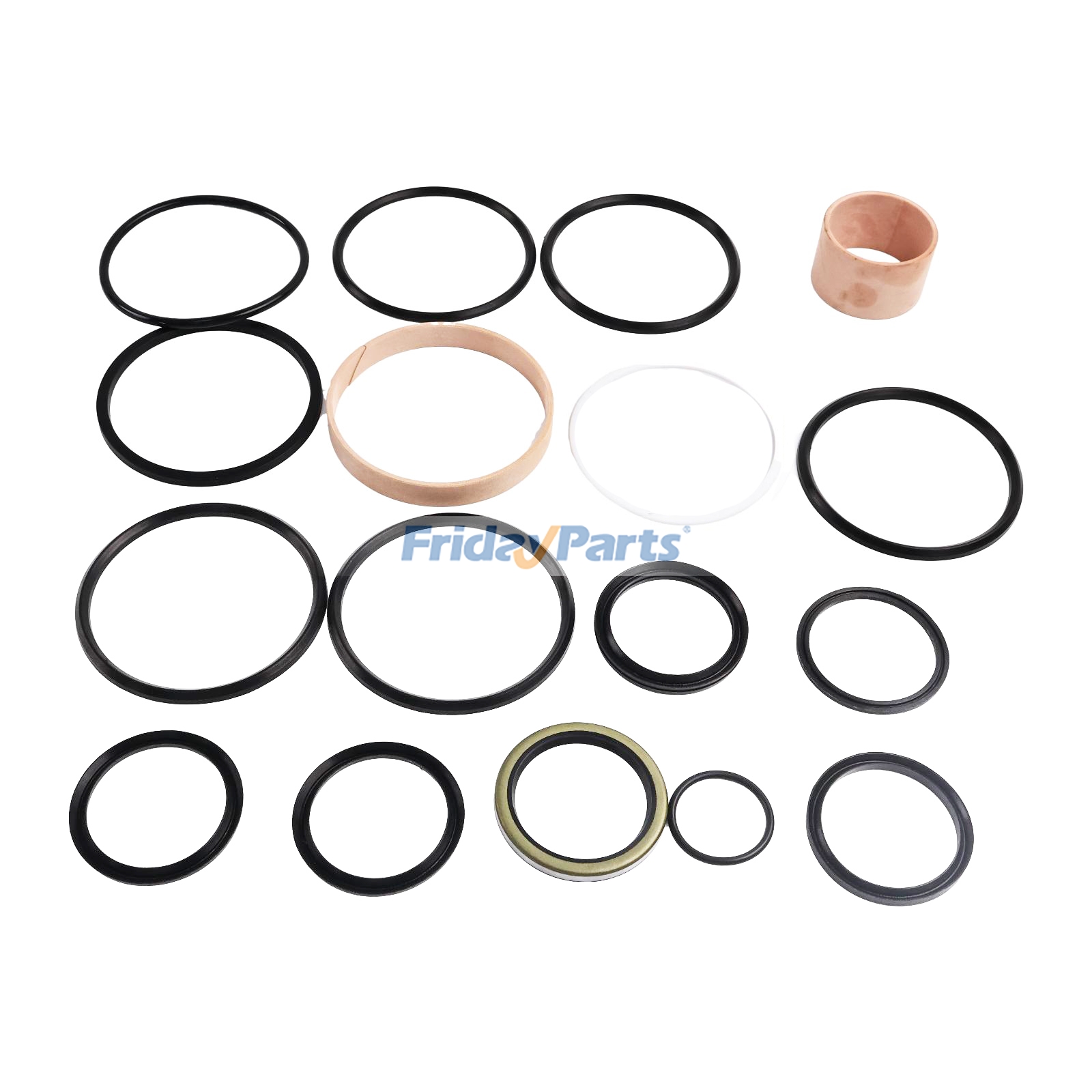 Kit de sellos para cilindro de pluma AR105355 para cargadora John Deere 555 350C 310B 450C 500C 544B 693B de FridayParts