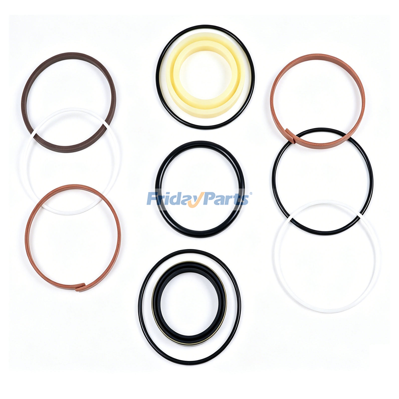 Kit de sellos para cilindro de pluma para excavadora Kubota KX121-2
