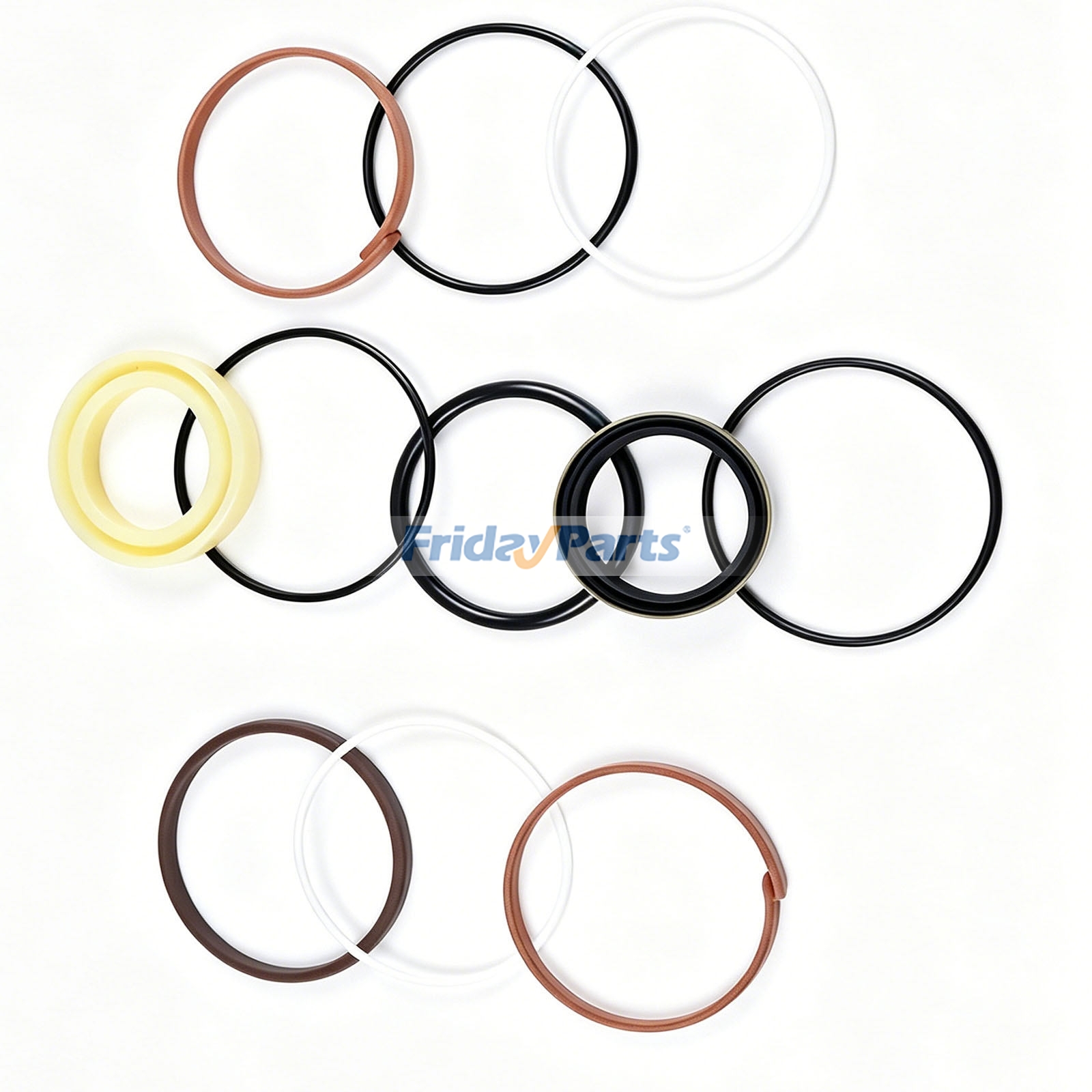 Kit de sellos para cilindro de pluma para excavadora Kubota KX121-2 de FridayParts