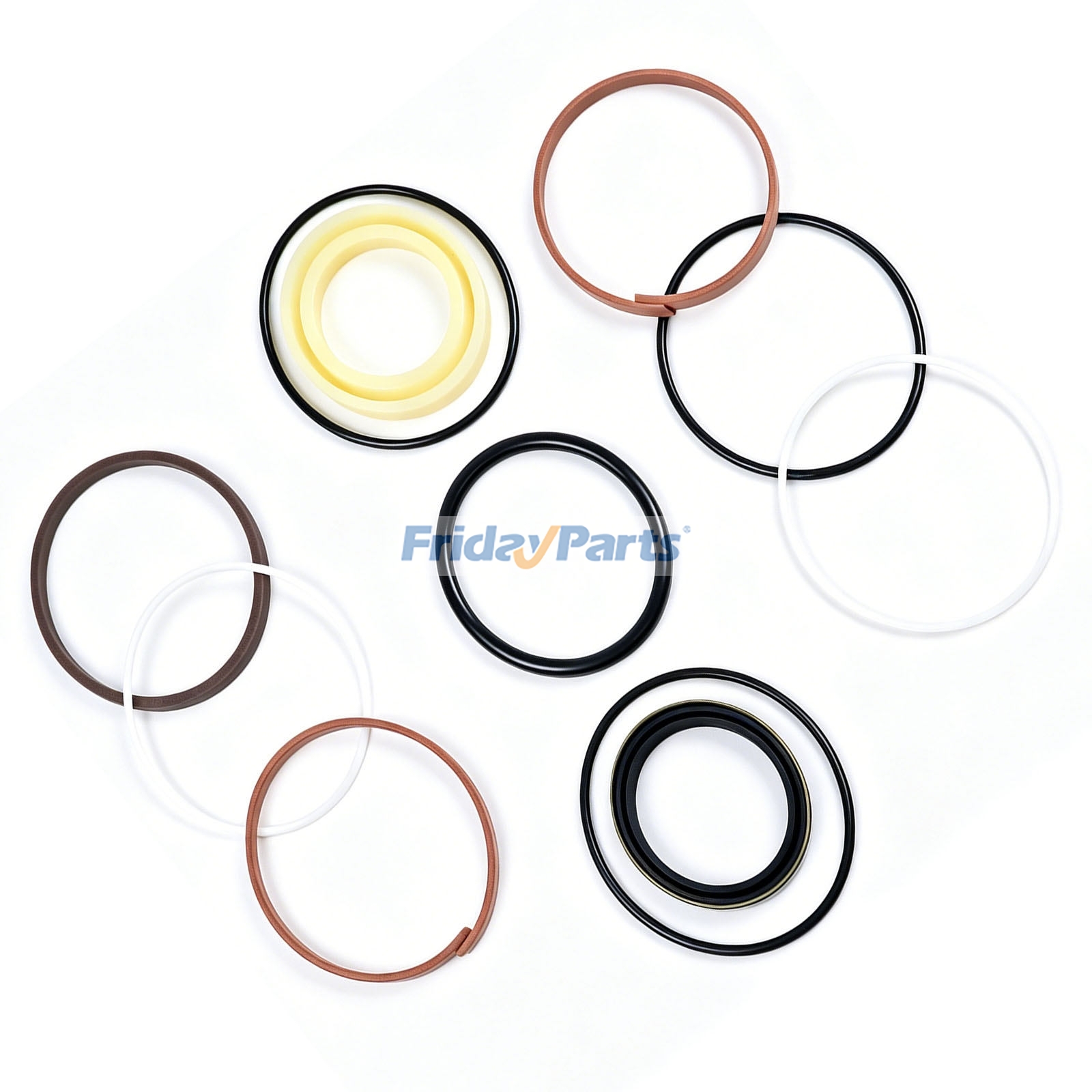 Kit de sellos para cilindro de pluma para excavadora Kubota KX121-2