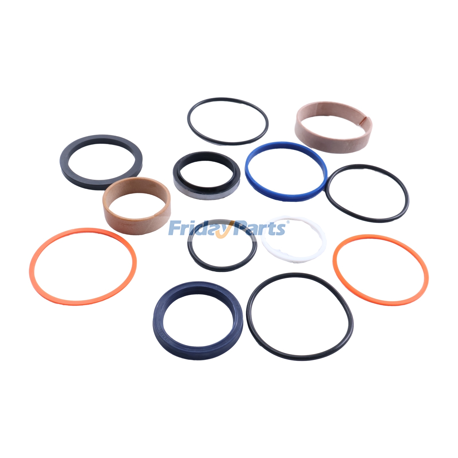 Kit de vedação do cilindro da lança para escavadeira Volvo EC25 FridayParts