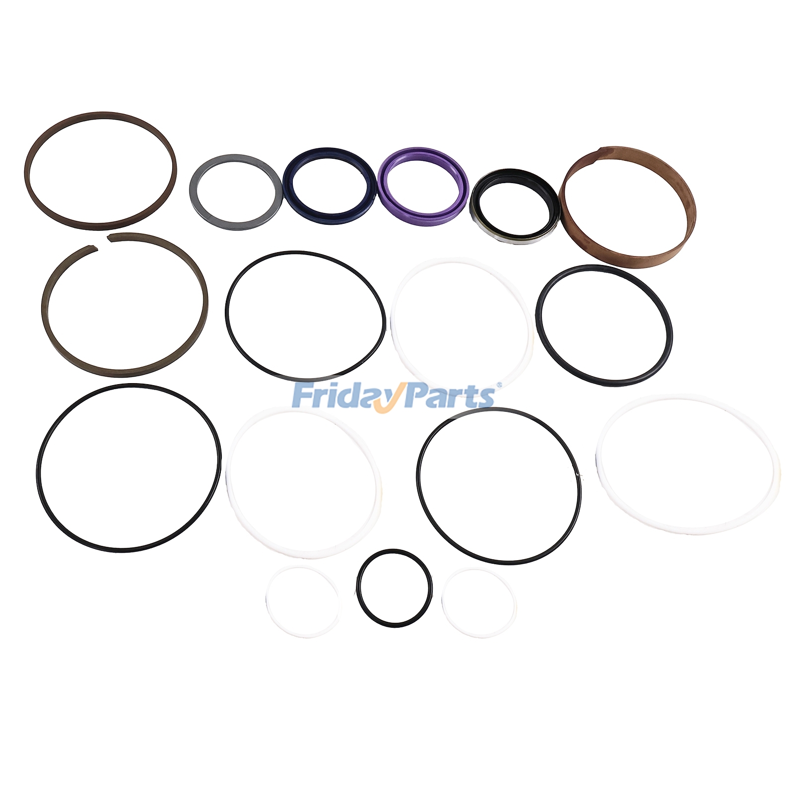 DOOSAN用用ブーム シリンダー シール キット K9005862 401107-00260A Doosan Daewoo 掘削機 DX55 DX55MT 用