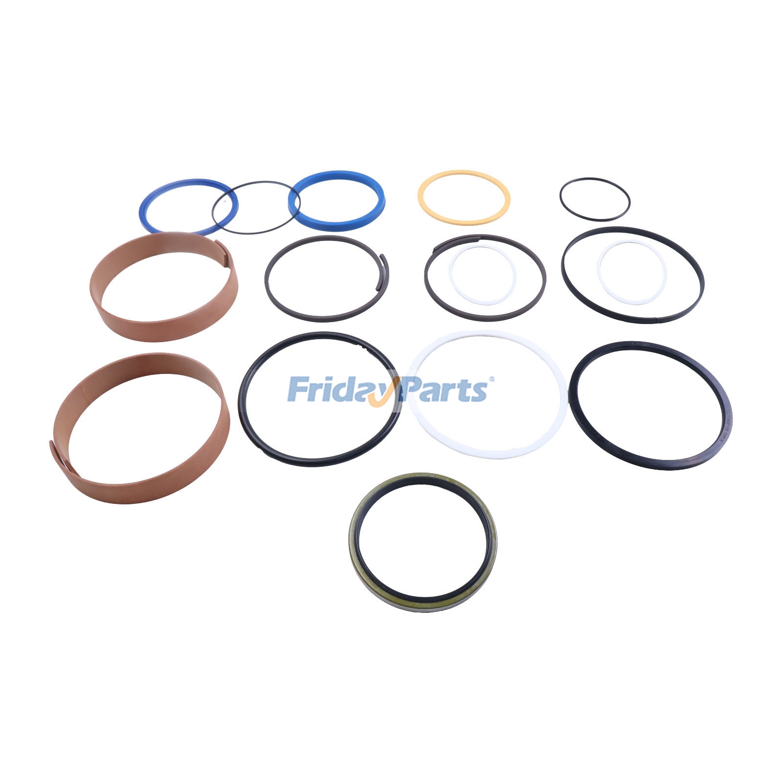 Kit de vedação do cilindro da lança VOE14513726 VOE14589143 para escavadeira Volvo EC460B EC460C EC480D EC480E FridayParts