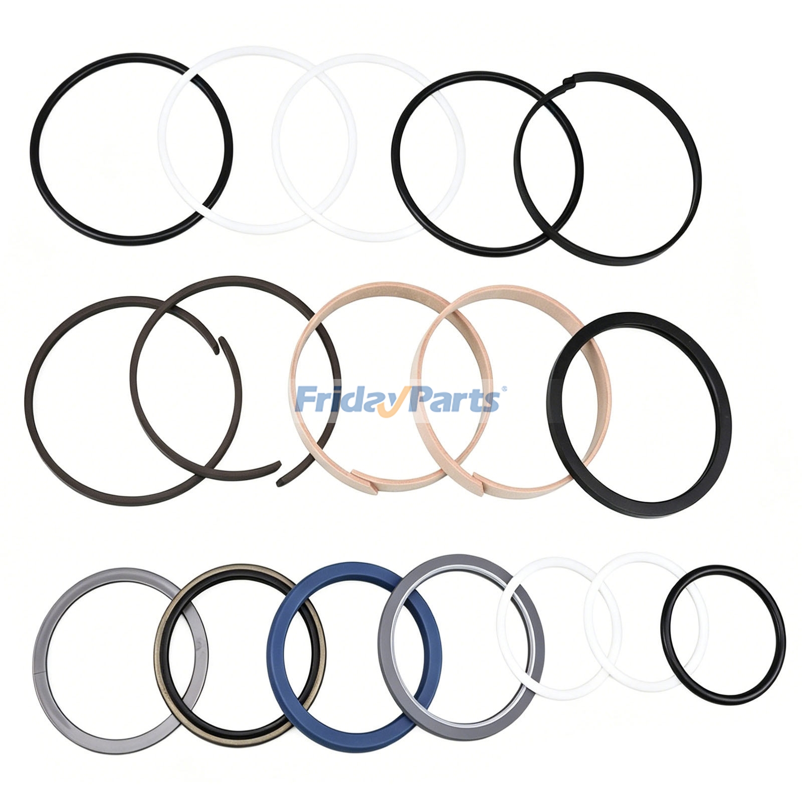 Boom Cylinder Seal Kit compatible with Excavator,Loader