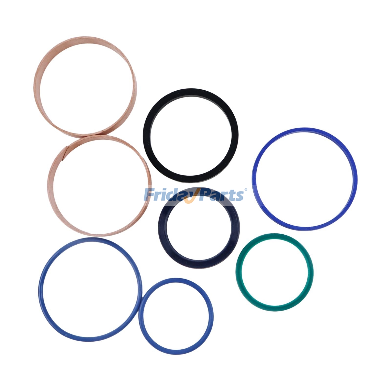 FridayParts Boom Extension Cylinder Seal Kit