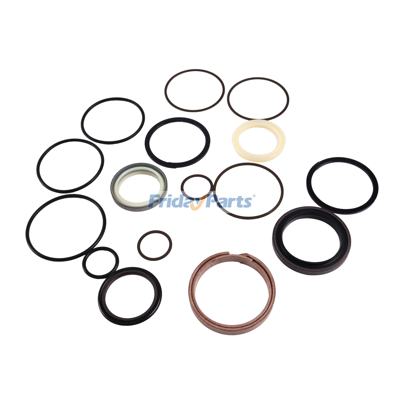 Boom Lift Cylinder Seal Kit EMF301020001 for Sunward Skid Steer Loader SWL3210 SWL2810 Premium Quality with 3-Year Warranty