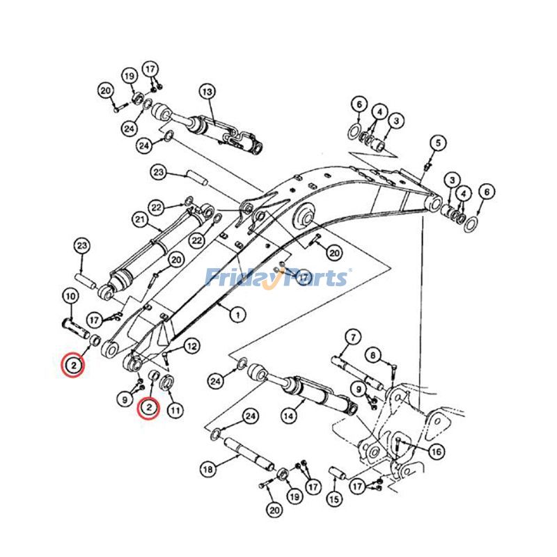 Boom Steel Bearing Bushing for Excavator