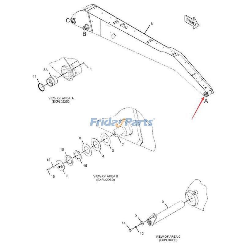Boom Stick Bushingerpillar CAT 320C M325C for Excavator