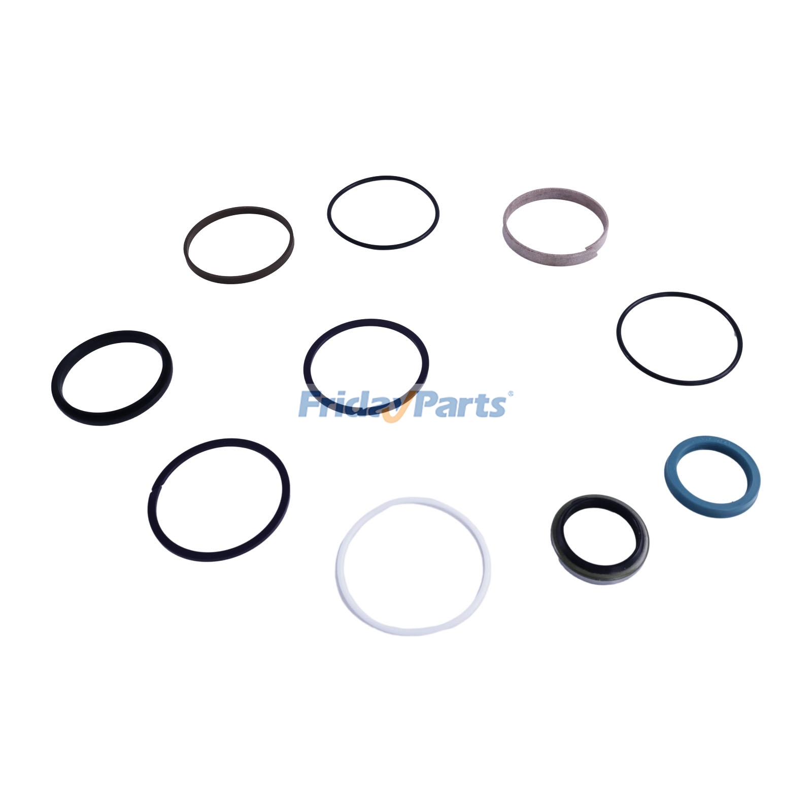 Kit de sello de cilindro de giro de pluma 707-98-23180 para excavadora Komatsu PC30MR-2 PC30MR-3 PC30MR-5 de FridayParts