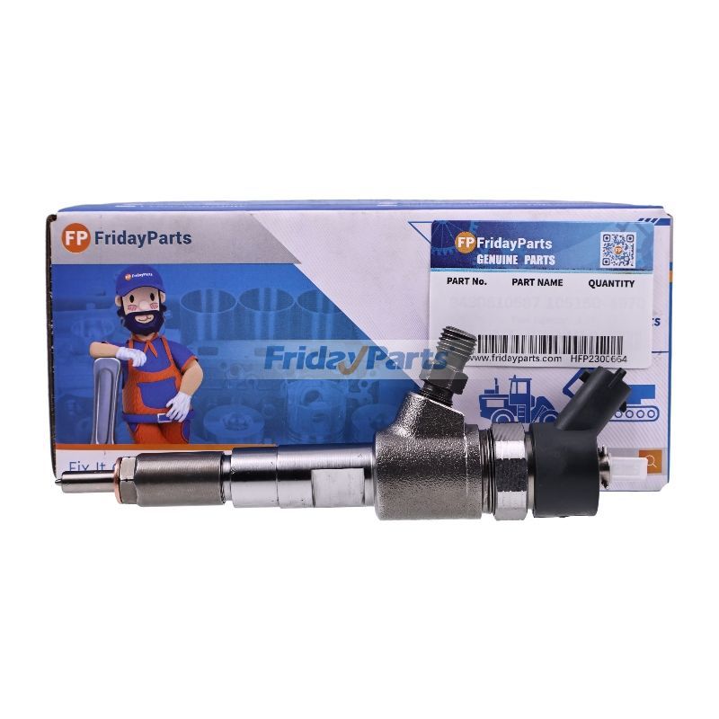 Aftermarket Bosch 0445110421 0445110422 Fuel Injector for Truck Excavator Bulldozer Loader Roller