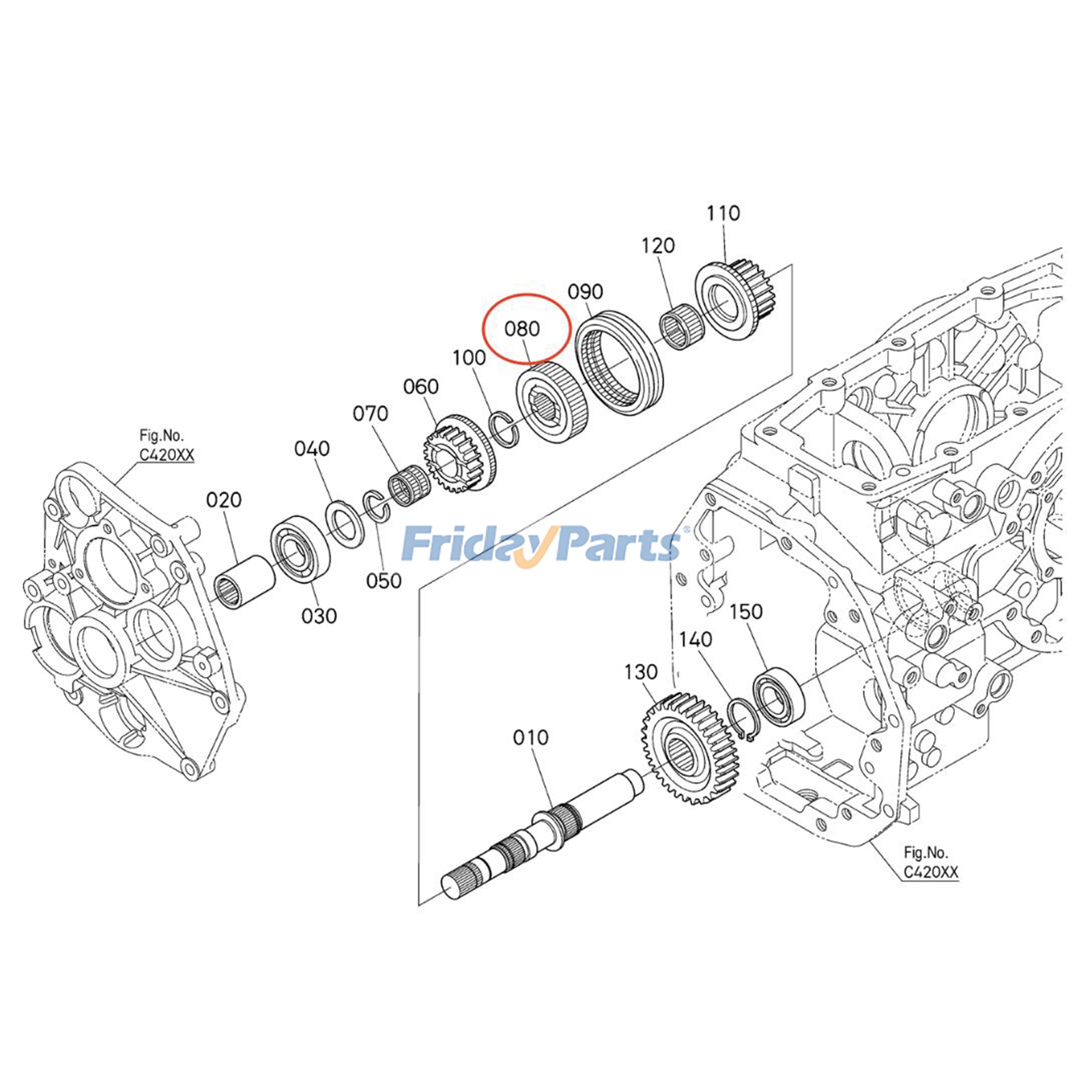 Boss Spline Gear for Tractor