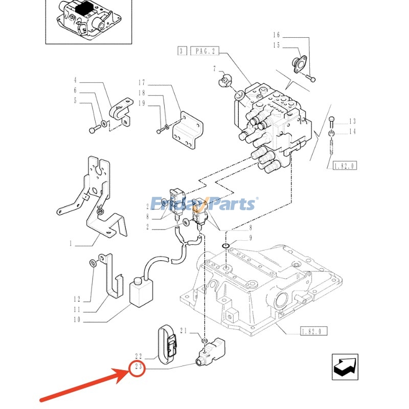 Bottle for Tractor