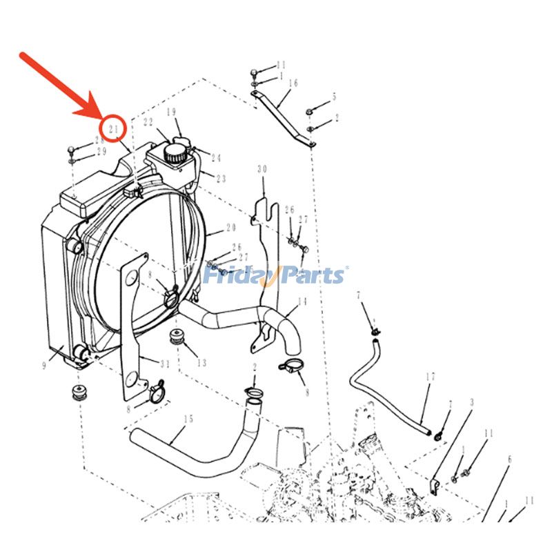 Bottle for Loader,Tractor