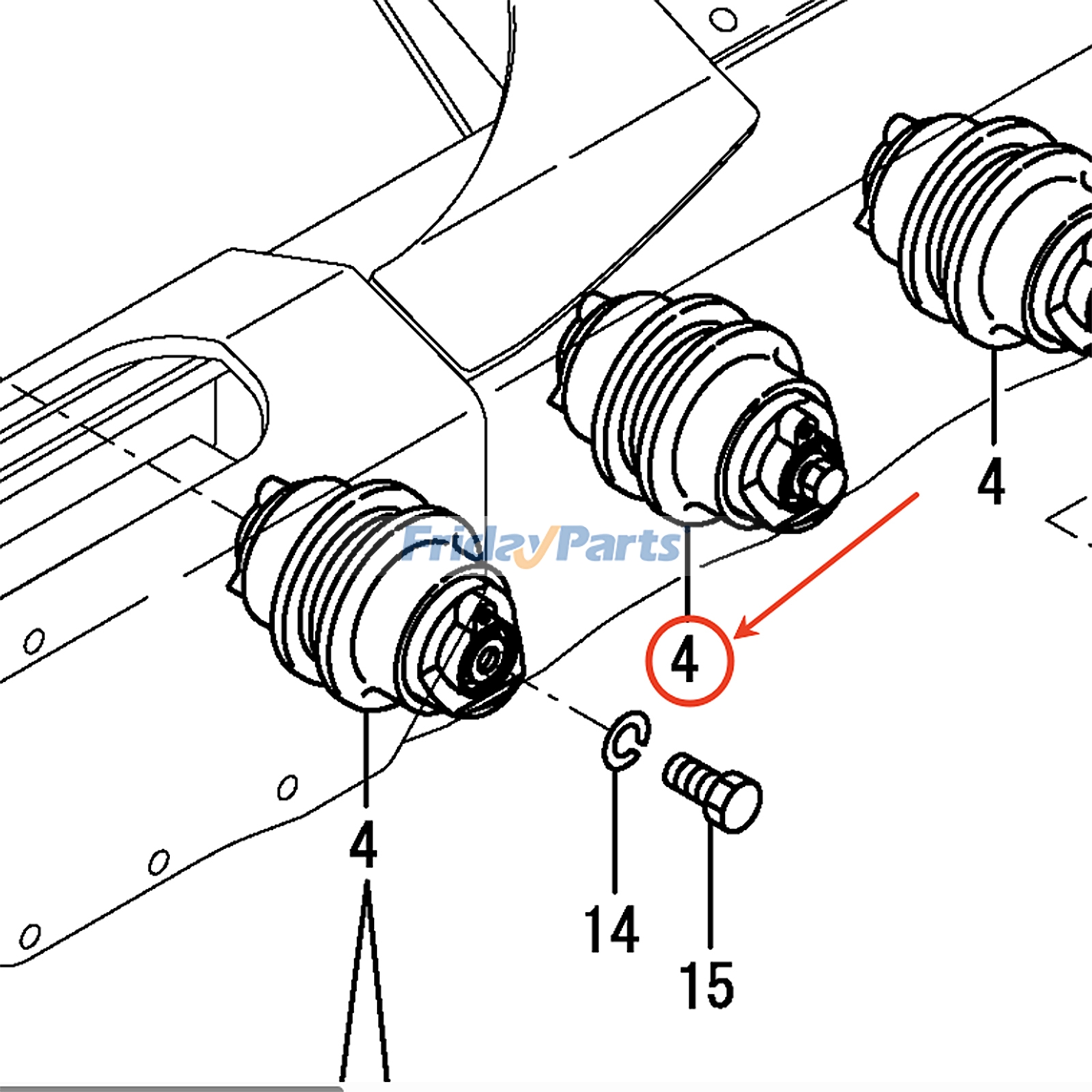 FridayParts Untere Rolle