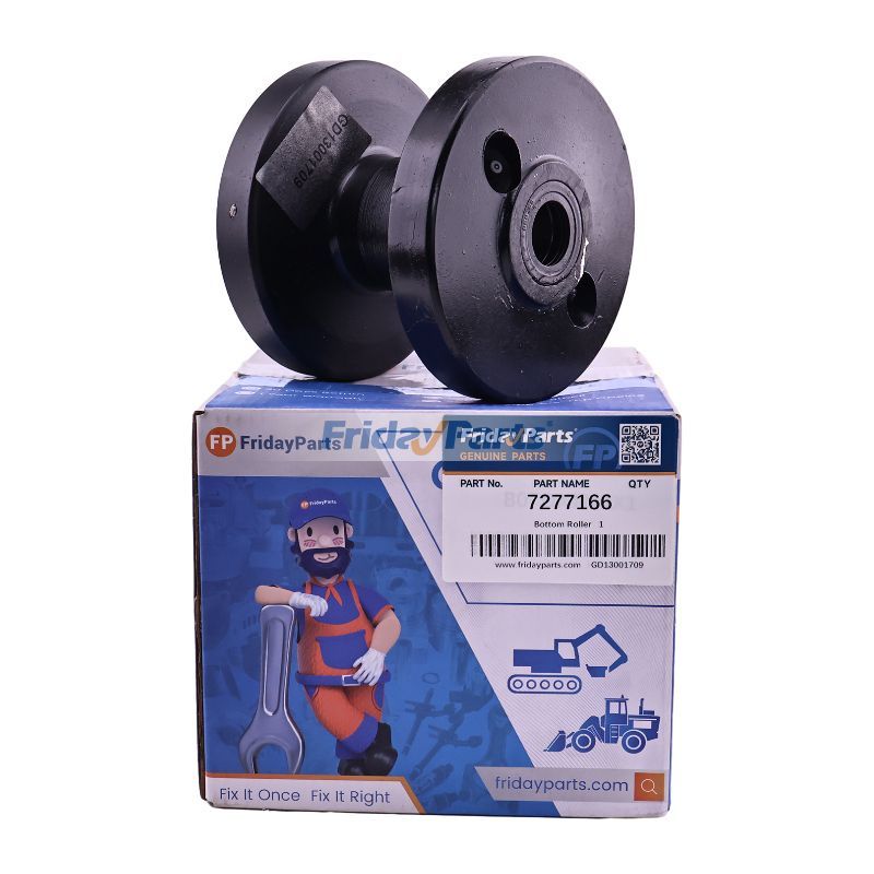 ボブキャット トラック ローダー MT85 用ボトム ローラー 7277166