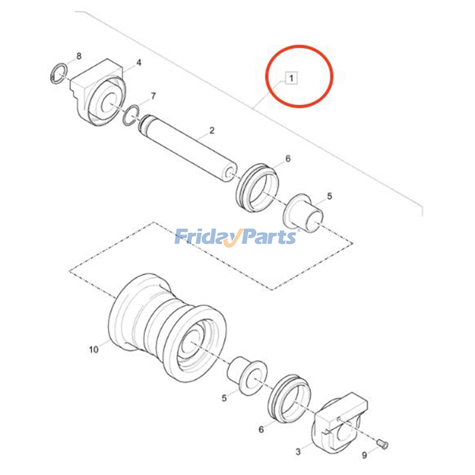 FridayParts Untere Rolle