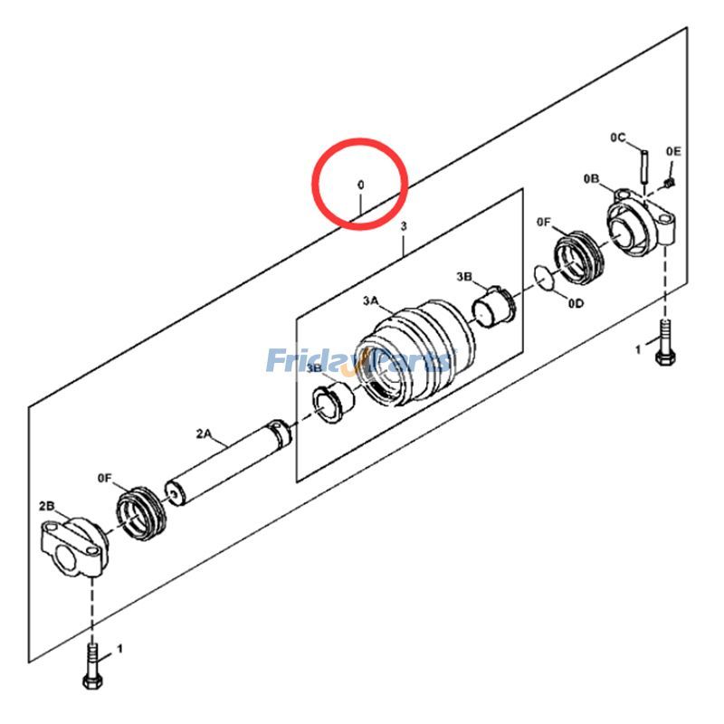  Bottom Roller For JOHN DEERE