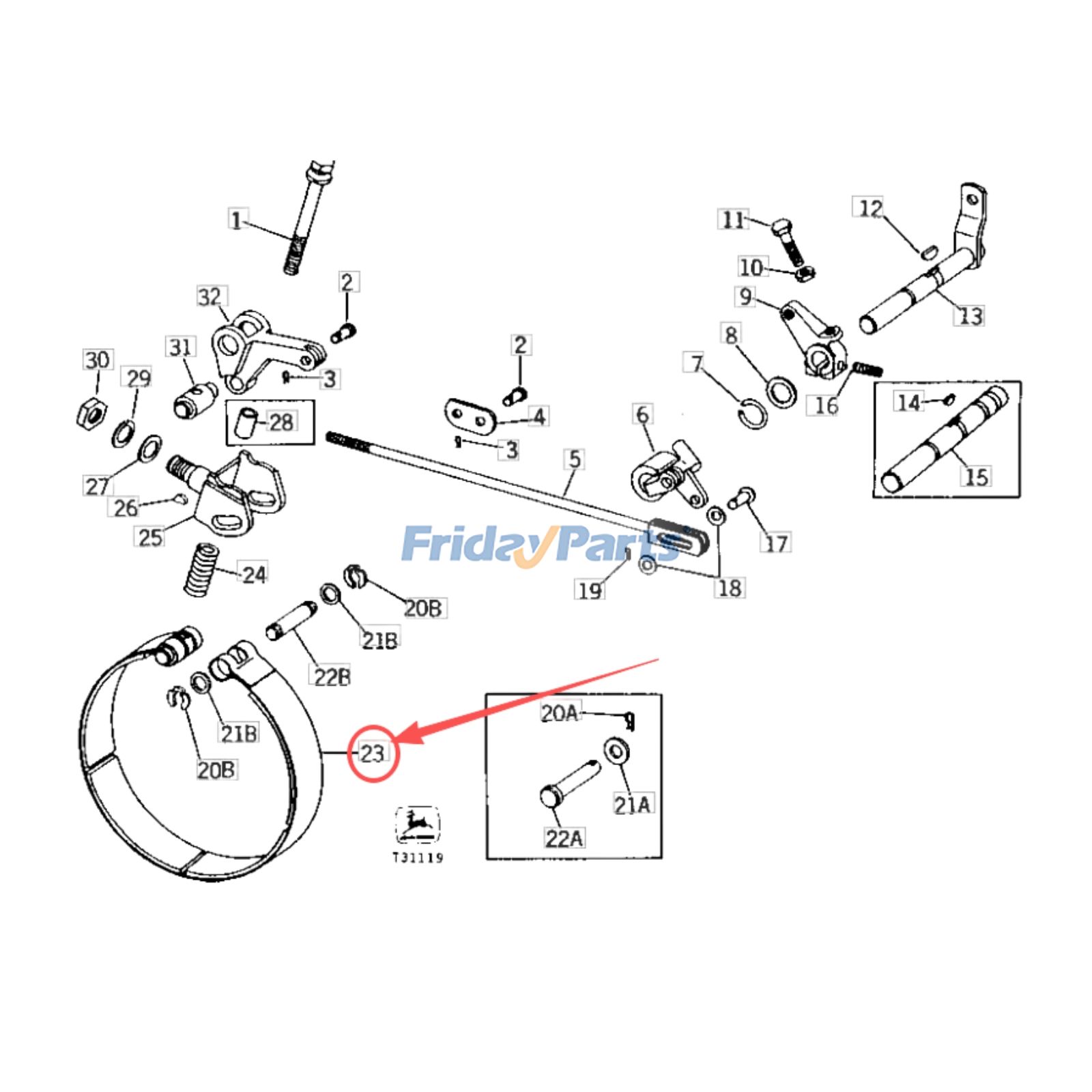 Brake Band for Dozer,Excavator,Loader