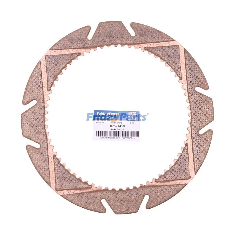 345x252x30,8mm 64T Bremsscheibe 87521418 für CASE 821E 921E New Holland W270C W190B Radlader