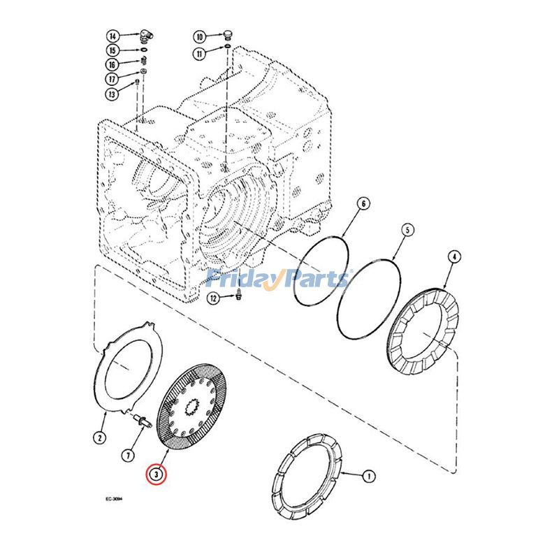 Bremsscheibefür LaderFür CASE