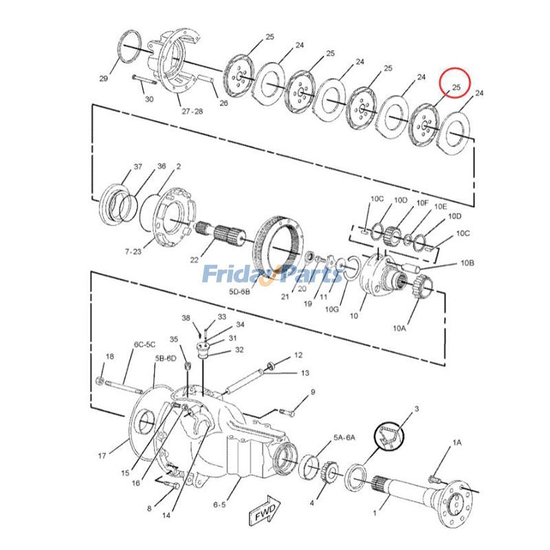 Brake Diskerpillar CAT For CAT Loader