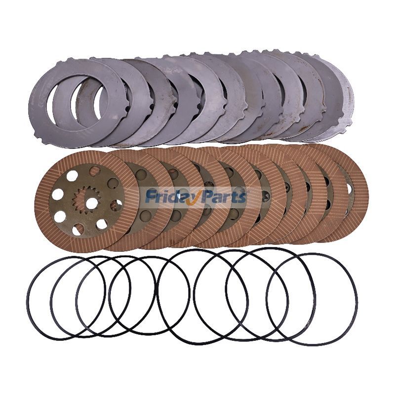 Juego de contraplacas y sellos de fricción de freno BRL40-0252 para retroexcavadoras JCB 1400B 1550B 1600B 1700B 214 215 3CX 3D 3DX 4C