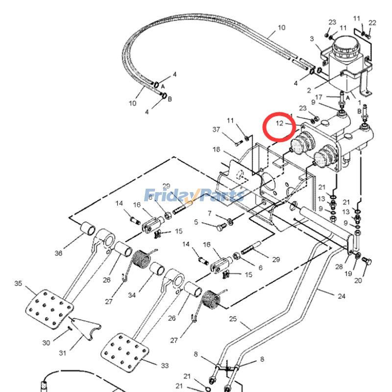 Parte para Pala cargadora