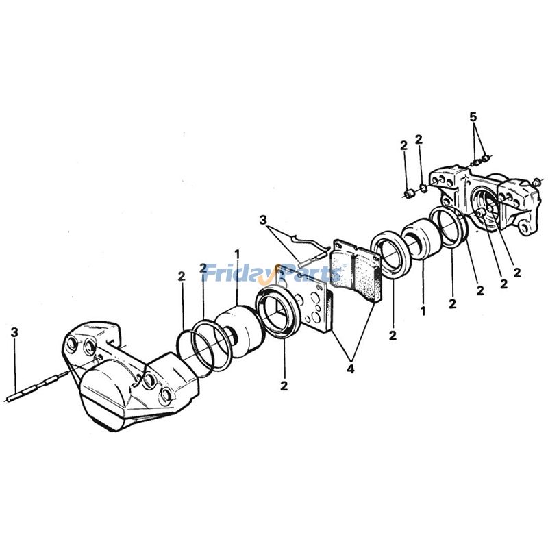 FridayParts Brake Pad Kit Wheel
