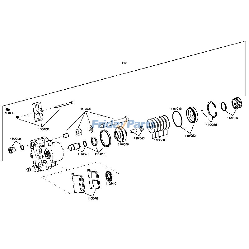 Brake Pad Kit Daewoo Wheel in Stock in China,USA
