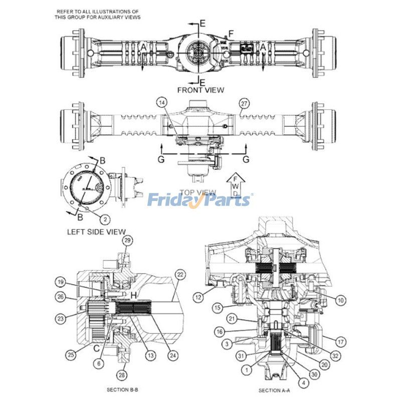 Brake Pad Kiterpillar Wheel CAT for Loader