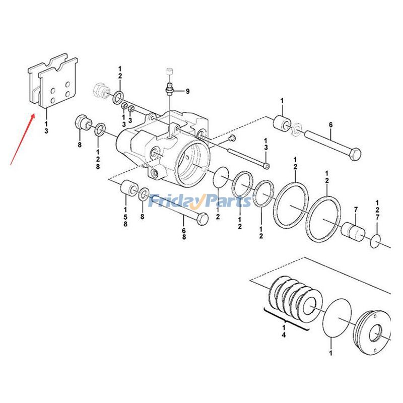 Brake Pad Kit Articulated Dump in Stock in China,USA
