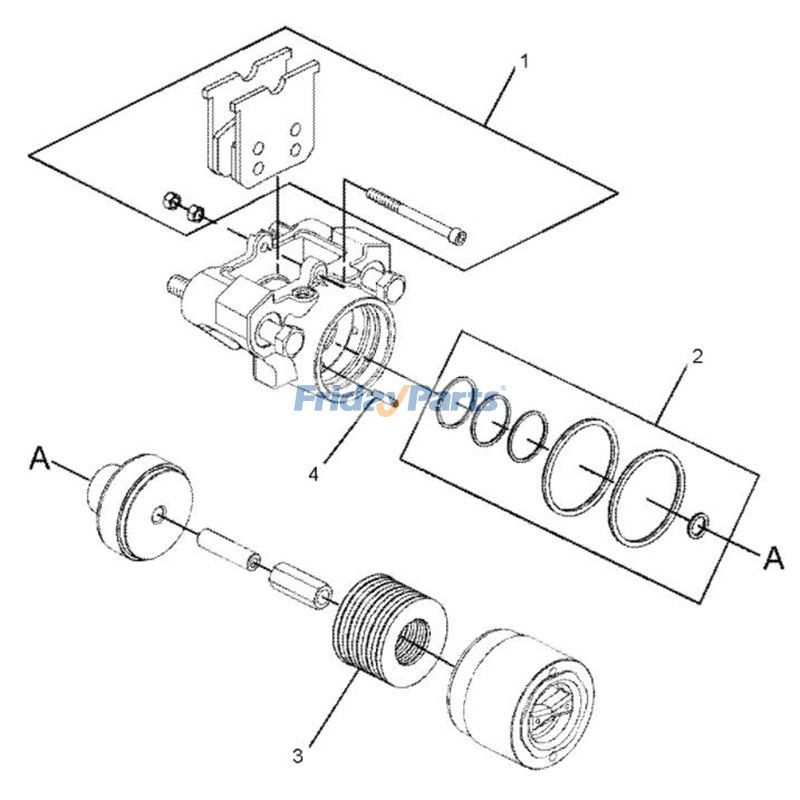 FridayParts Brake Pad Kiterpillar CAT Wheeled Reclaimer Mixer