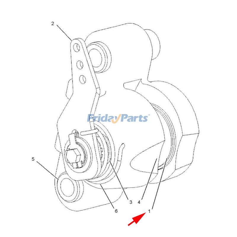 Brake Pad Kiterpillar Wheel CAT in Stock in China